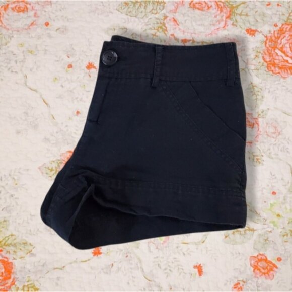 Vintage Black Linen Shorts - Picture 12 of 16